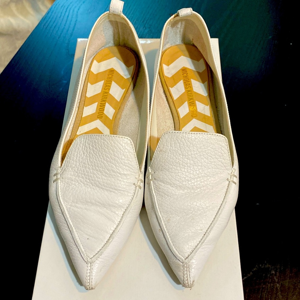 Nicholas Kirkwood White Loafers - Size 37